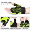 thumbnail image 4 of INBIKE Half-Finger Bicycle Gloves Unisex MTB Biking Gloves Green, 4 of 7