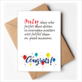thumbnail image 1 of Quote We Should Fulfill Our Duties In Daily Life Wedding Cards Congratulations Greeting Envelopes, 1 of 3