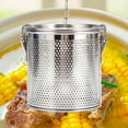 thumbnail image 4 of SPRING PARK Reusable Stainless Steel Tea Strainer Infuser Filter Tea Basket Mesh Lid Portable, 4 of 7