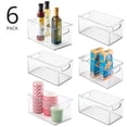 mDesign Kitchen Pantry Organizer bin, Stackable Food Storage Container ...