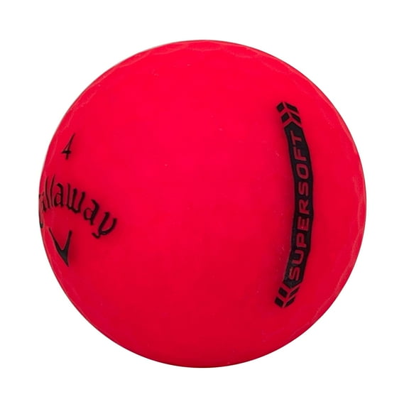 24 Callaway Supersoft Red 5A Recycled Golf Balls, by Mulligan USA