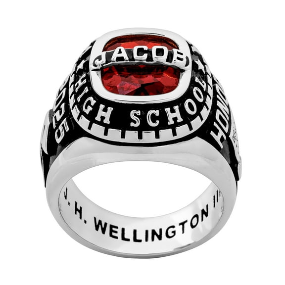 Order Now for 2025 Graduation, Freestyle Men's Personalized-Top Class Ring, Personalized, High School or College