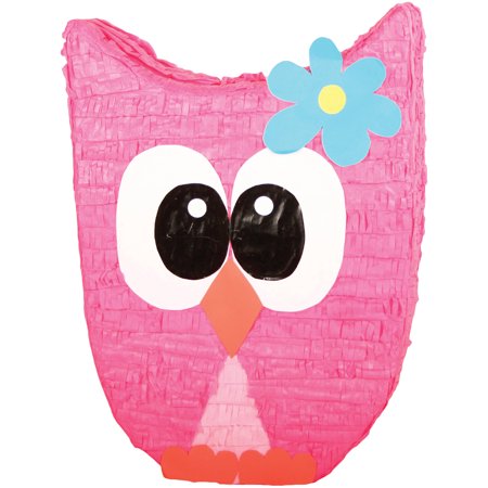 Pink Owl Party Pinata Traditionally Handcrafted
