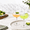 Clear Petal Shape, variant on 24 Clear Plastic Ribbed Martini Glasses, 10oz Disposable Coupe Cocktail Cups