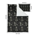 thumbnail image 5 of Schnauzer Dog Duvet Cover and Pillowcase Set for Single Bedding, Bedroom Accessories for Kids Teens, 5 of 5