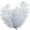 Grey, variant on Feather Flower Arrangement for Wedding Stage and Fashionable Attire Embellishment