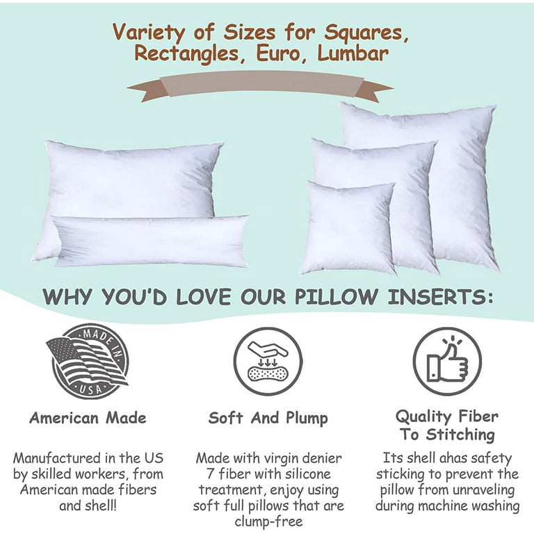 Synthetic Down Alternative Pillow Inserts