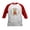 Red/White, variant on CafePress - Halloween Sloth Pumpkin Baseball Jersey - Kids Cotton Baseball Jersey, 3/4 Sleeve Shirt