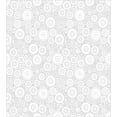 thumbnail image 3 of Grey Duvet Cover Set, Different Sized Circles and Rounds Simple Geometric Style Graphic Print Shabby Home, Decorative 2 Piece Bedding Set with 1 Pillow Shams, Twin Size, Grey White, by Ambesonne, 3 of 3