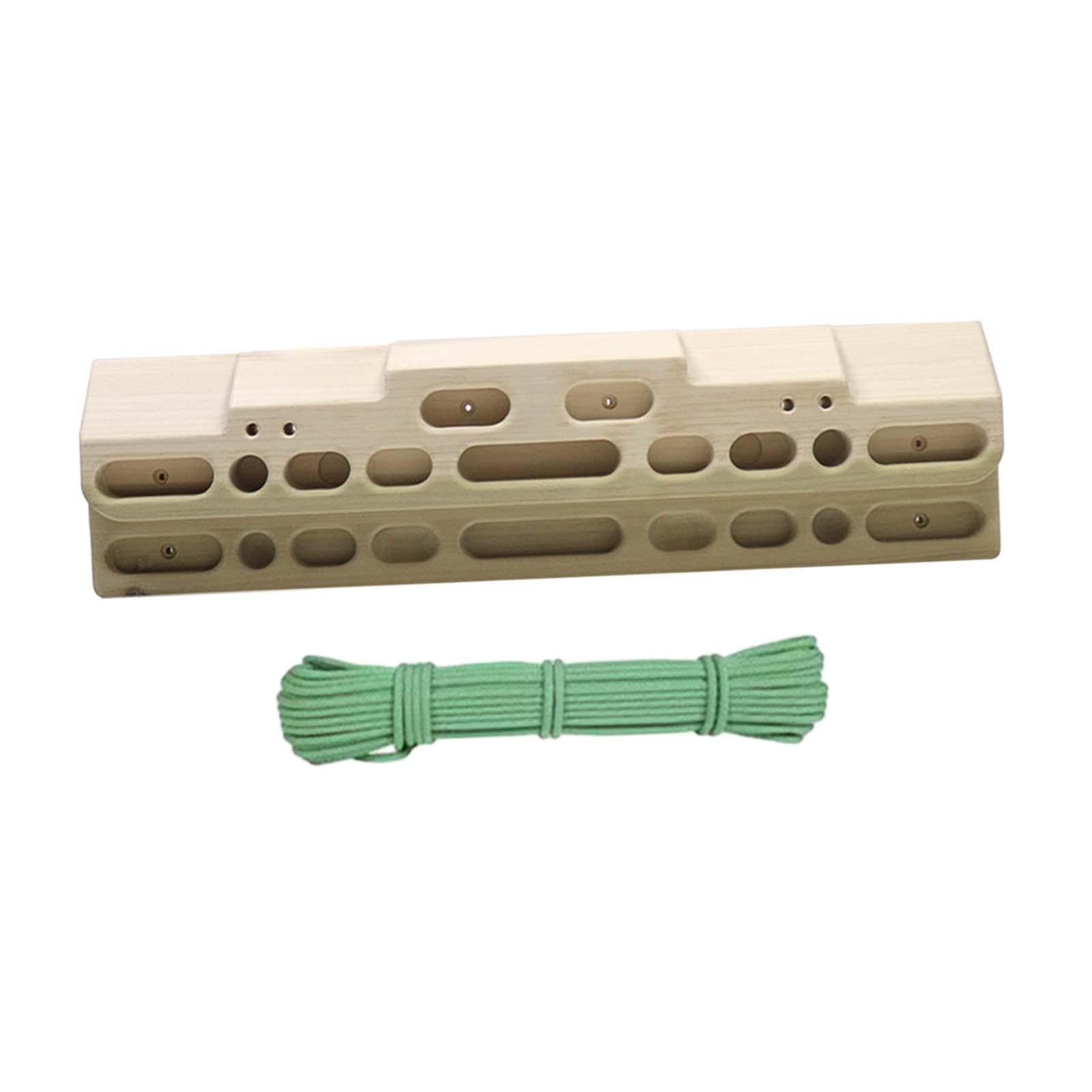 Climbing Hangboard Fingerboard Slopers Finger Holds with Boxwood Material for Indoor Outdoor Strength Training