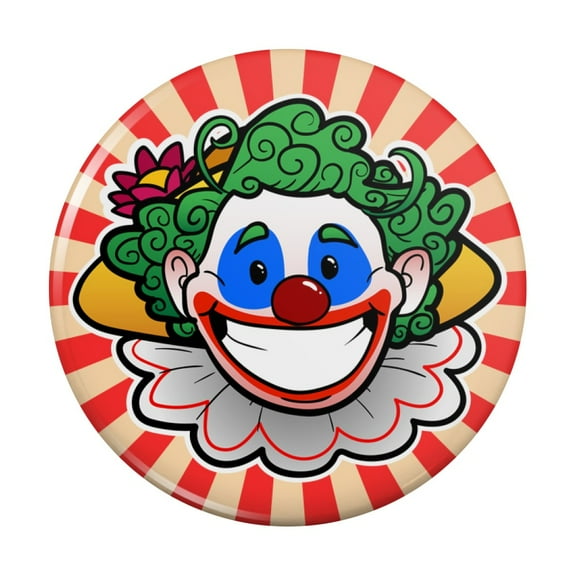 Clown Happy Face Kitchen Refrigerator Locker Button Magnet