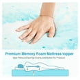 thumbnail image 3 of Mattress Topper, Queen Size Cooling Memory Foam Bed Toppers, 3 Inch Soft Mattress Pads for Sofa, RV, , Certified, 3 of 7