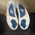 thumbnail image 4 of Ni - ke Ni - ke Air Jordan 4 Retro Off White Military Blue FV5029-141 Men's Size 10, 4 of 5