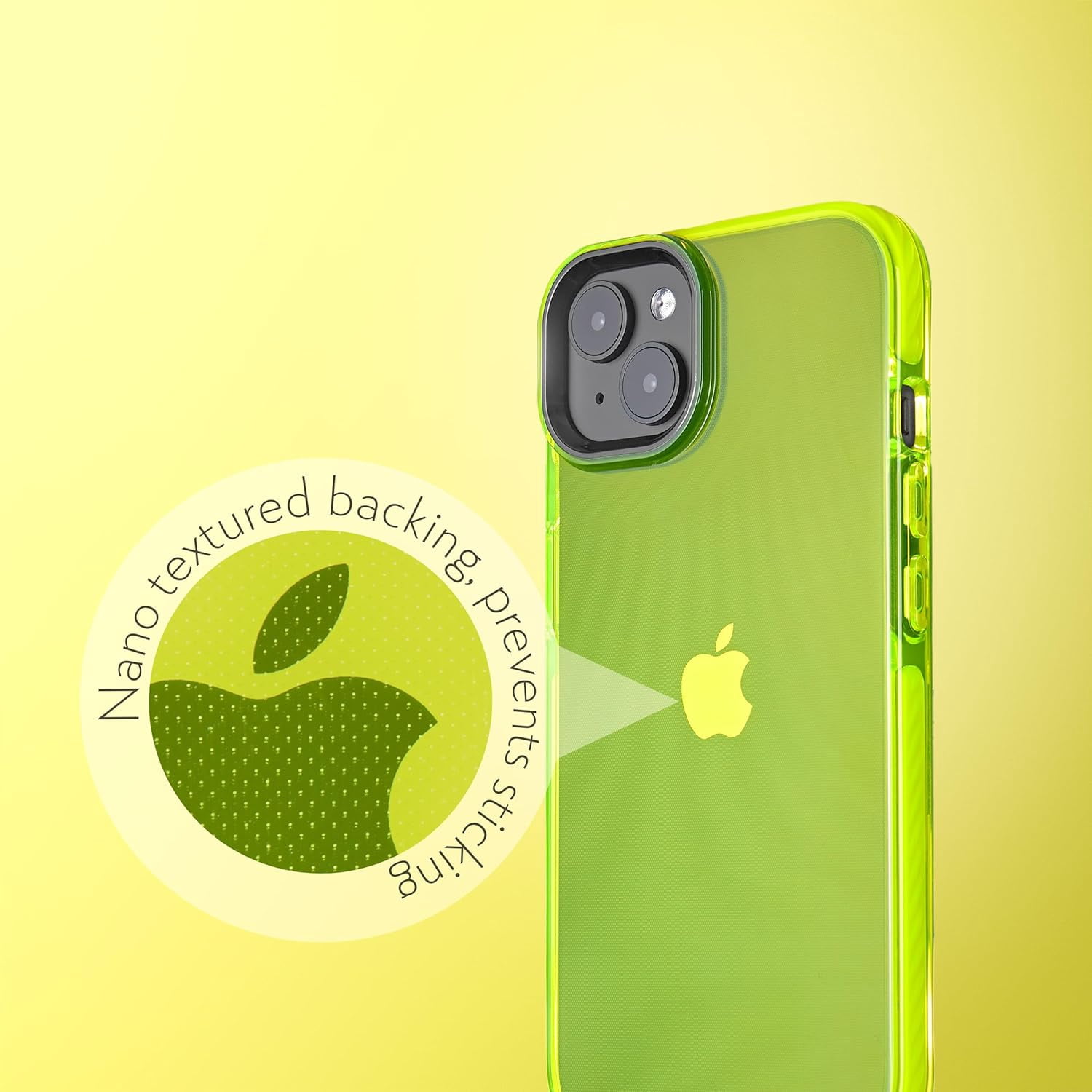 SteepLab iPhone 15 Plus Case (2023, 6.7" Screen) - Full Body 360° Impact Absorbing Protective Cover with Raised Bezel, MagSafe Compatibility, and Drop Protection - (Hi-Energy Neon Yellow)