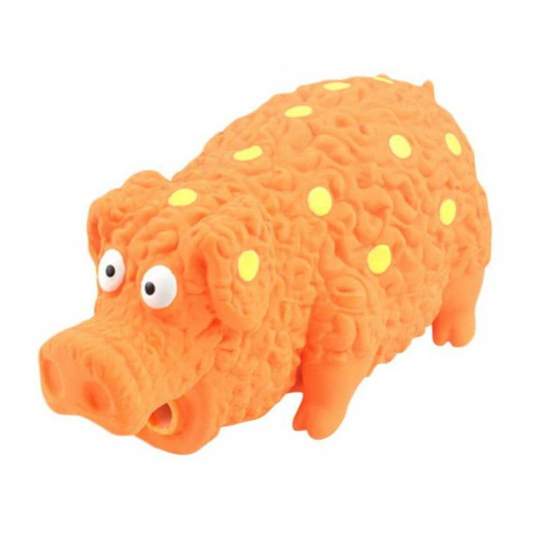 Go Dog Tough N Texture Carrot Durable Plush & Textured Silicone Squeaky Small Orange Dog Toy | Petco