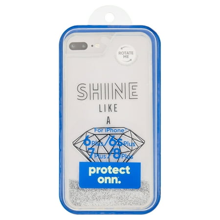 onn. Shine Like a Diamond Phone Case for iPhone 6 Plus, iPhone 6s Plus, iPhone 7 Plus, iPhone 8 Plus