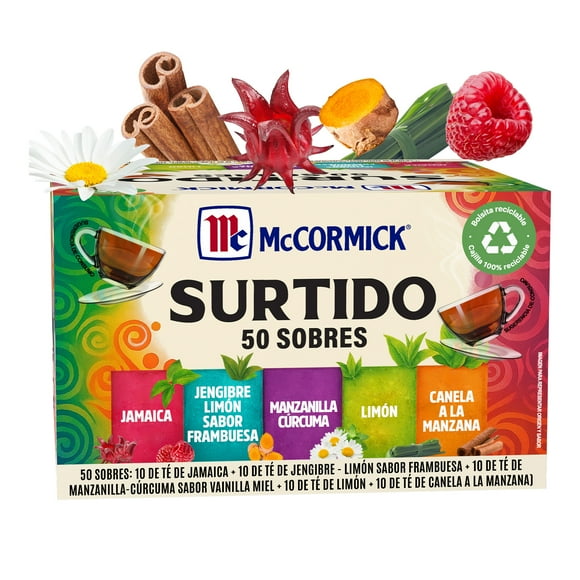 Mc Cormick Té Surtido 50 Piezas