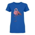 thumbnail image 1 of Summer Tropical Flamingo Design Shaped Tee Women's -Image by Shutterstock, 1 of 2