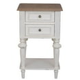 thumbnail image 2 of Ashbury Perles Oak Veneer Two-drawer Side Table, 2 of 2