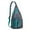 Blue-green-1, variant on Paisley Print Sling Backpack Boho Style Crossbody Bag Lightweight Adjustable Shoulder Daypack for Women Travel Hiking