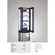 Cooler Depot 12.7 Cu.ft. Curved Glass Refrigerated ARC400R, NSF Certified