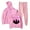 Pink, variant on I Saw the TV Glow Movie Hoodies Jogger Pants 2 Pieces Sets Unisex Sweatshirt Sweatpant Suit