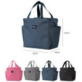 thumbnail image 2 of Insulated Lunch Bag Waterproof Wide Open Tote Bag Reusable Lunch Box for Office School Outdoor, 2 of 8