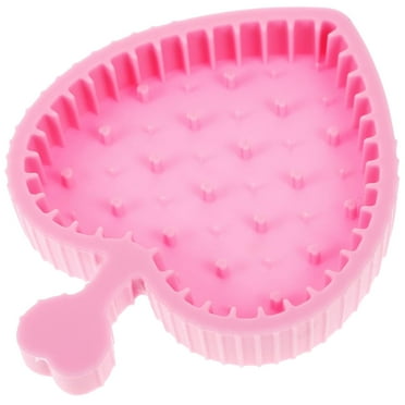 Makeup Brush Cleaning Pad Silicone Makeup Tool Cleaner Makeup Gadgets Cosmetic Brush Scrubber Eye Shadow Brush Mat Makeup Brush Cleaner Beauty Face Brush Silica Gel Foldable
