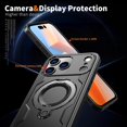 thumbnail image 5 of MYKOMI Magnetic Case for iPhone 17 Pro Max,Military Grade Protection Heavy Duty Shockproof with Rotating Ring Kickstand Case Cover for iPhone 17 Pro Max, 5 of 6