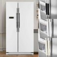 thumbnail image 2 of ENJOYW 2Pcs Velvet Home Microwave Oven Refrigerator Fridge Door Handle Protective Cover Fridge Handle Cover, 2 of 7