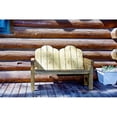 thumbnail image 2 of Montana Woodworks Homestead 17.5" Transitional Wood Deck Bench in Brown, 2 of 5