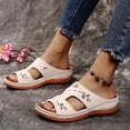 thumbnail image 5 of Sandales de Plage Brodées pour Femmes, Chaussures Confortables, 5 of 5