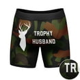 thumbnail image 4 of Mens Trophy Husband Boxer Briefs Funny Sarcastic Deer Hunting Novetly Underwear, 4 of 5