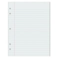 thumbnail image 2 of Pacon Composition Paper, White, 5-Hole Punched, Red Margin, 3/8" Ruled, 8" x 10-1/2", 500 Sheets Per Pack, 2 Packs, 2 of 2