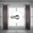 thumbnail image 2 of Jax 1.5" Side Curtain Rod 24 inch Long (Set of 2) - Satin Nickel, 2 of 2