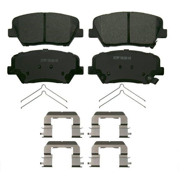 Wagner QuickStop ZD1815 Ceramic Disc Brake Pad Set Fits select: 2015-2020 KIA SORENTO, 2017-2018 HYUNDAI SANTA FE SPORT