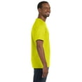 thumbnail image 3 of Hanes Men's 3 Pack Authentic 6 Oz Cotton Crewneck Safety Green T-Shirt, Size S, 3 of 3