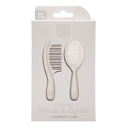 YAYA Silky Soft Baby Brush & Comb Set – Gentle Newborn Hair Care Kit with Ultra-Soft Bristles & Smooth Detangling Comb – Infant Grooming Set 0+ Months