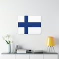 thumbnail image 6 of Finland Country Flag Canvas Vibrant Wall Art Unframed Home Decor, 6 of 13