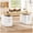 White+Oak, variant on 55" Electric Standing Desk with 6 Drawers, Height Adjustable Computer Desk for Home Office