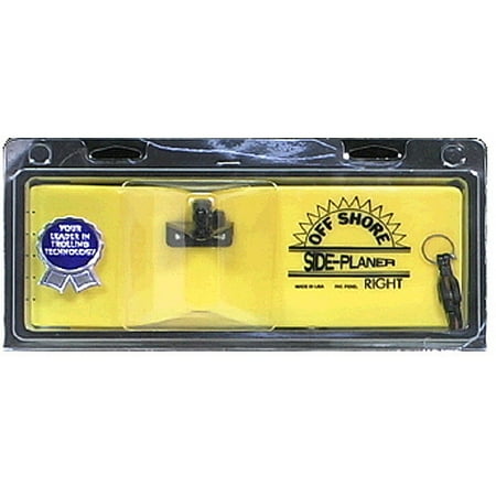 Off Shore Tackle Company Side Planer Board, Right, Yellow