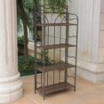 thumbnail image 1 of Valencia 4-Tier Resin Wicker Folding Bakers Rack, 1 of 2