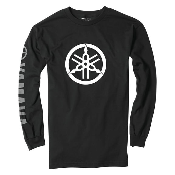 'YAMAHA' Long Sleeve T-Shirt (Black, XX-Large)