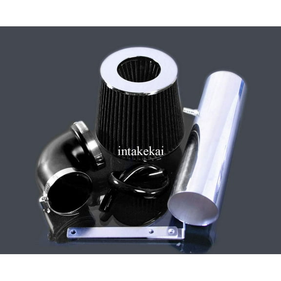 Performance Air Intake kit for 1997 1998 1999 2000 2001 2002 2003 2004 Jeep Cherokee, Grand Cherokee, Laredo L6 4.0L Short Ram Intake (BLACK)