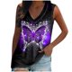 thumbnail image 1 of Blusa básica de ajuste holgado con cuello en V y color liso para mujer Fridja  qr505, 1 of 8