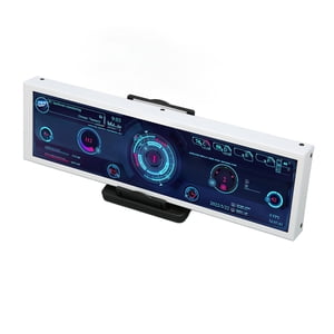 PC CPU Moniteur de données 8.8 1 cm IPS USB Rédacteur de thème de l'écran Temp pour le bureau