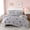 Grey, variant on Ruffle Gingham Comforter Set , Ruffled Strawberry Bedding Set with Sheets, 5 count Checkered Bed in A Bag for Girls Teen-Girls