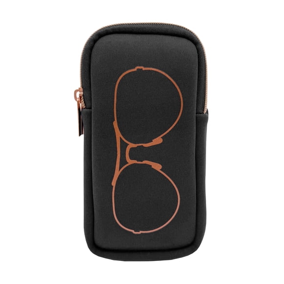 Mine, Double Eye Glass Case, Black