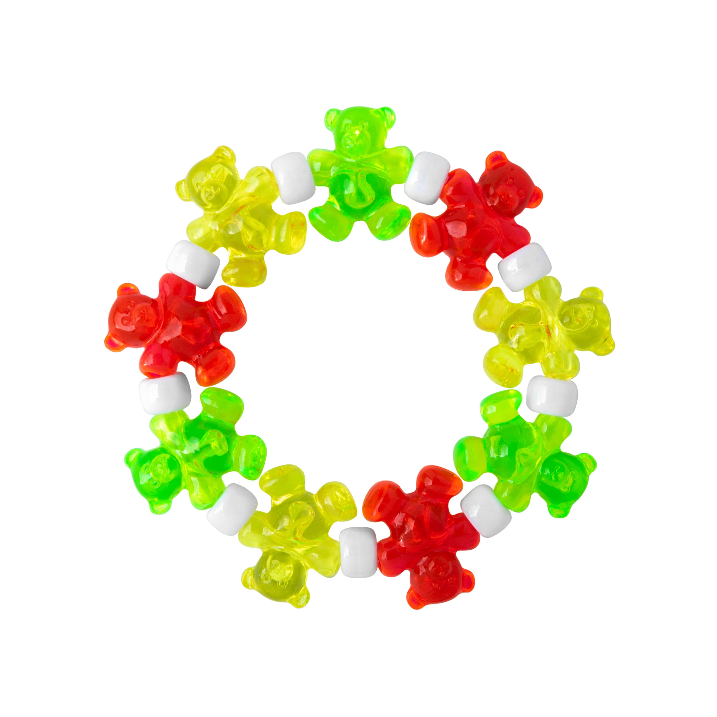 Hello Hobby Gummy Bear Plastic Beads, 24 Pieces- USHH1152F377