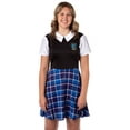 thumbnail image 6 of Harry Potter Costume Dress Cosplay Plaid Skirt Dresses For Women Juniors, All 4 Hogwarts Houses Available, 6 of 7